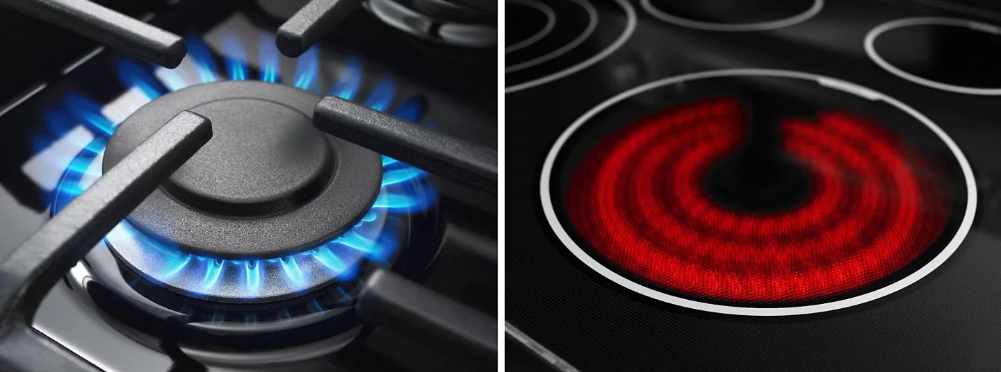 Aragaz pe gaz VS Aragaz electric